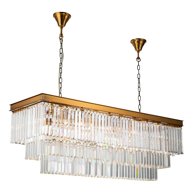 Подвесная люстра iLamp Triumph 6119-1200 Brass Фото № 1