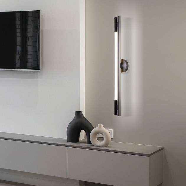 Настенный светодиодный светильник Eurosvet Talus 50265 LED титан Фото № 5