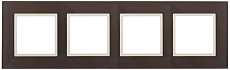 Рамка 4-постовая ЭРА Elegance 14-5104-31 Б0034539