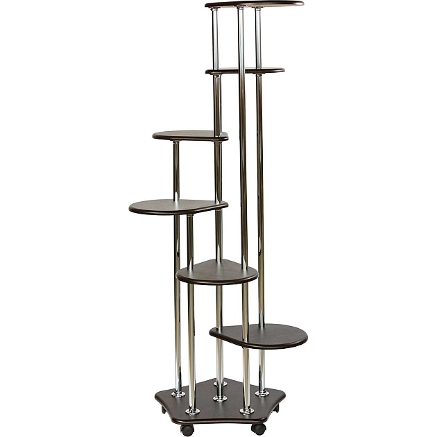 Подставка для цветов Калифорния Шестерочка венге 5508278906 Фото № 1