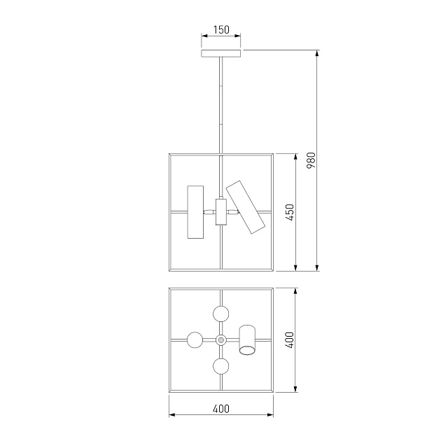 Подвесная люстра Eurosvet Adamson 70142/8 латунь Фото № 3