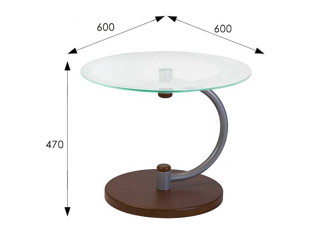 Журнальный стол Мебелик Дуэт 13Н 007331 изображение 3 Журнальный стол Мебелик Дуэт 13Н 007331 Фото № 3