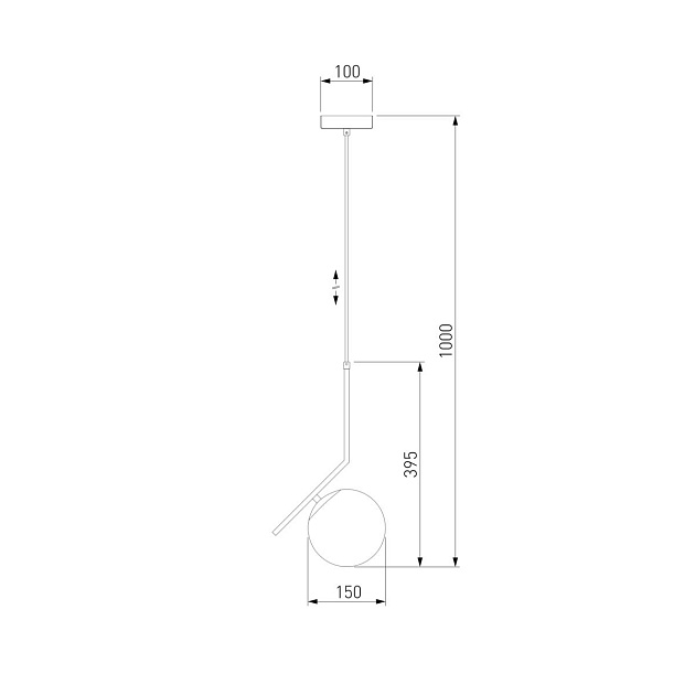 Подвесной светильник Eurosvet 50152/1 латунь изображение 2 Подвесной светильник Eurosvet 50152/1 латунь Фото № 2