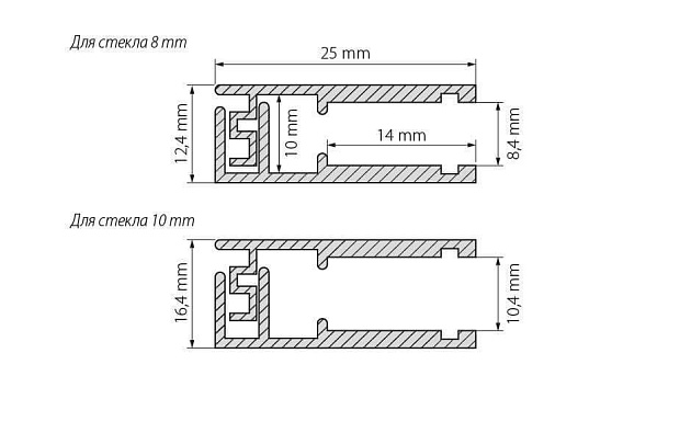 Профиль Arlight KLUS-GLASS-810-2000 ANOD 019191 Фото № 5