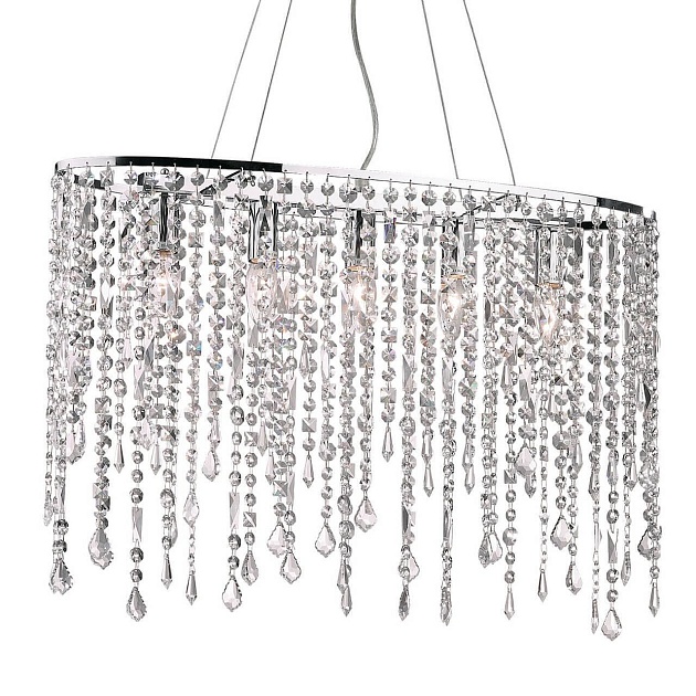 Подвесной светильник Ideal Lux Rain Sp5 Trasparente 008363 изображение 1 Подвесной светильник Ideal Lux Rain Sp5 Trasparente 008363 Фото № 1