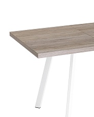 Кухонный стол Stool Group Plain 116-158*74 дуб/белый УТ000034571 4