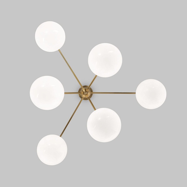 Подвесная люстра Eurosvet Marbella 60147/6 латунь Фото № 4