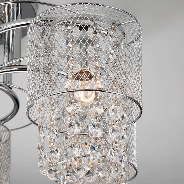 Потолочный светильник Eurosvet 30137/5 хром Фото № 4