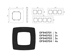 Рамка AMBRELLA VOLT OF940703 3