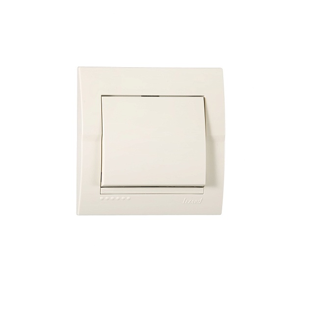 Выключатель Lezard Deriy кремовый 702-0303-100 изображение 1 Выключатель Lezard Deriy кремовый 702-0303-100 Фото № 1