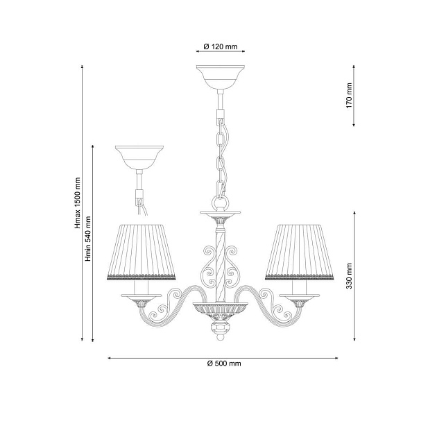 Подвесная люстра Lucia Tucci Oria 144.5 White Фото № 2
