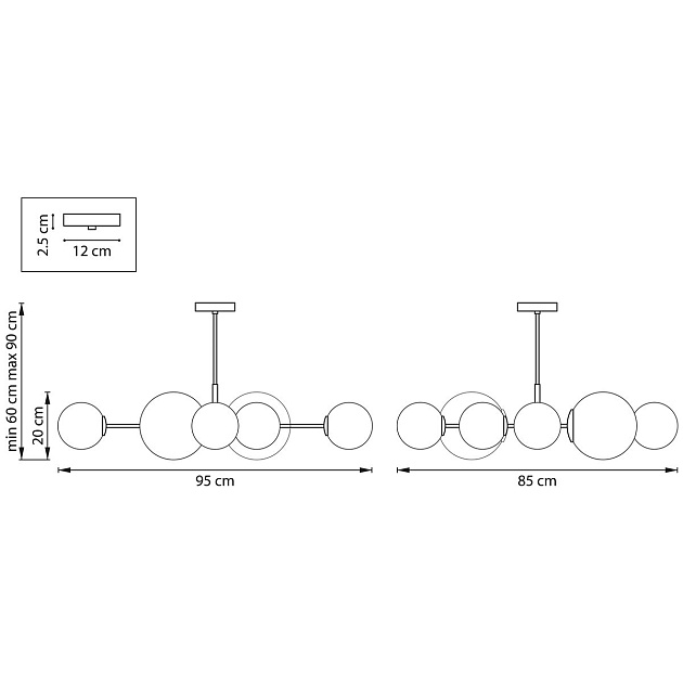 Подвесная люстра Lightstar Croco 815480 Фото № 2