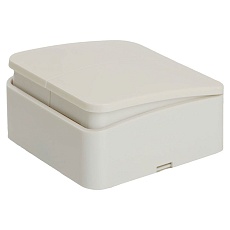 Выключатель двухклавишный Stekker белый MSW10-20-01 49289 5
