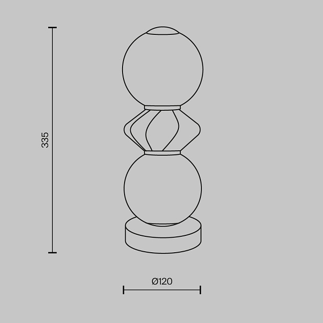 Настольный светильник Maytoni MOD362TL-L10GR3K Фото № 11