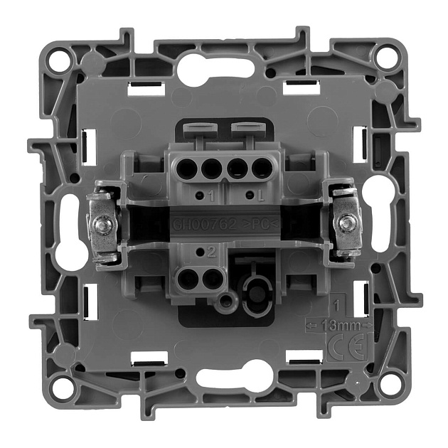 Выключатель одноклавишный Legrand Etika 10A 250V алюминий 672401 Фото № 2