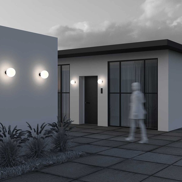 Уличный настенный светильник Maytoni Bold O598WL-01B1 Фото № 6