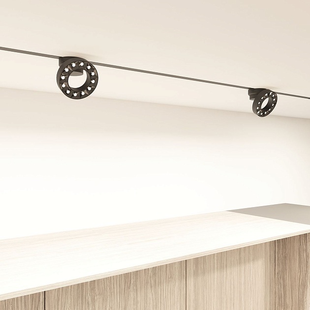 Трековый светодиодный светильник Denkirs Smart Grill DK8030-BK Фото № 5