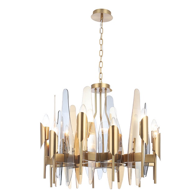 Подвесная люстра Crystal Lux Casa SP-PL12 Brass Фото № 1