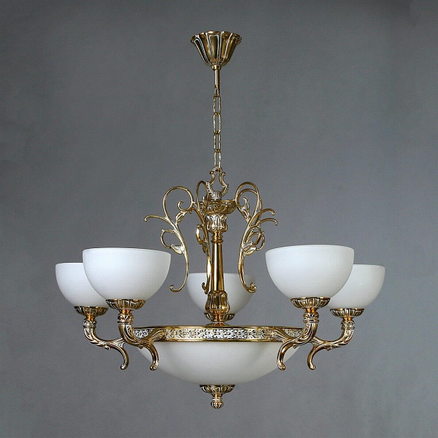 Подвесная люстра Ambiente Toledo 02155/5 WP Фото № 1