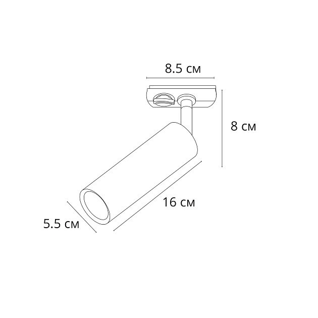Трековый светильник Arte Lamp Beid A1515PL-1SG Фото № 2