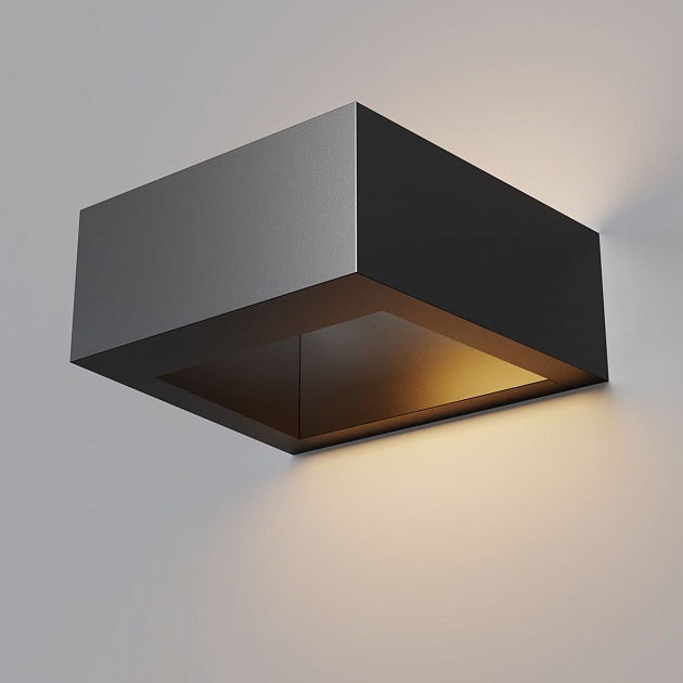 Уличный настенный светодиодный светильник Maytoni Cont O464WL-L18GF3K изображение 2 Уличный настенный светодиодный светильник Maytoni Cont O464WL-L18GF3K Фото № 2