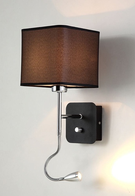 Бра Crystal Lux Paco AP2 Chrome/Black изображение 3 Бра Crystal Lux Paco AP2 Chrome/Black Фото № 3