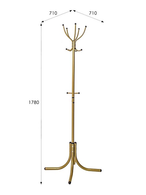 Напольная вешалка Мебелик М 10 000773 изображение 3 Напольная вешалка Мебелик М 10 000773 Фото № 3