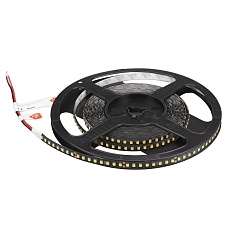 Светодиодная лента Arlight 12W/m 160Led/m 2835SMD теплый белый 5M RT-A160-BLACK-8mm 24V Warm3000 029426(2) 1