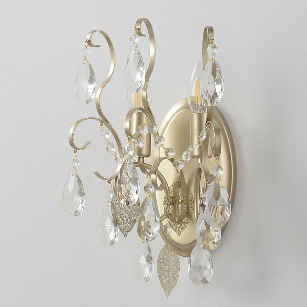 Настенный светильник Crystal Lux Esmiralda AP2 Gold Фото № 3