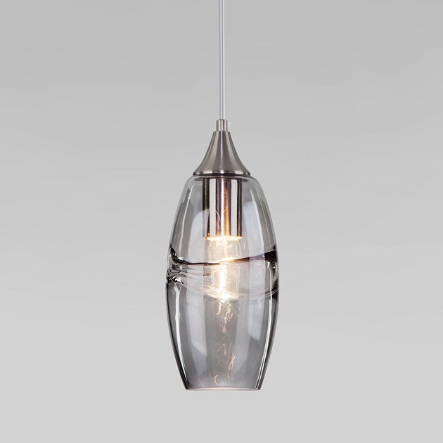 Подвесной светильник Eurosvet Lotus 50222/1 дымчатый изображение 5 Подвесной светильник Eurosvet Lotus 50222/1 дымчатый Фото № 5