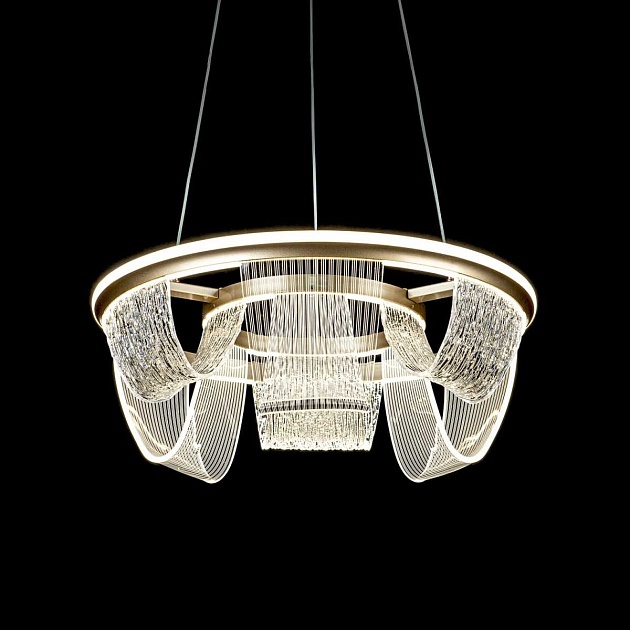 Подвесной cветильник LED4U L7706-460 GD Фото № 2