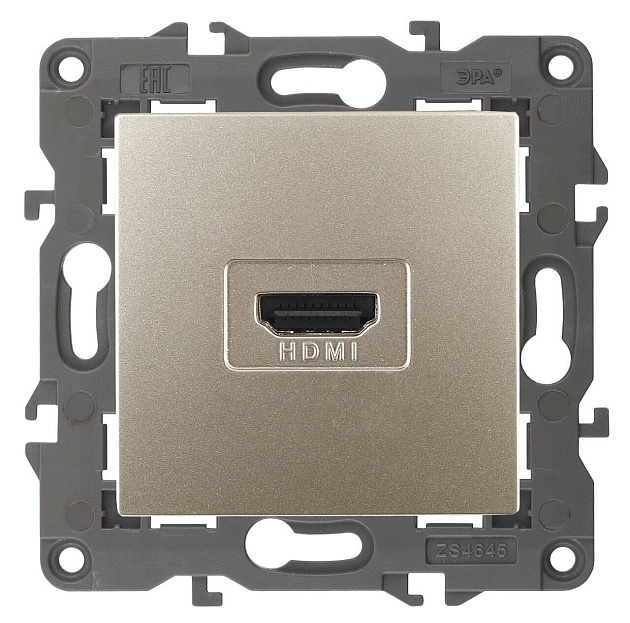 Розетка HDMI ЭРА Elegance 14-3114-04 Б0034335 Фото № 1