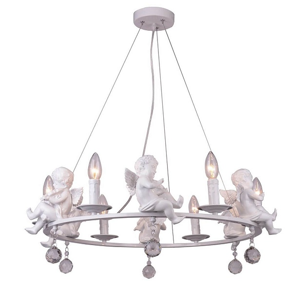 Подвесная люстра Arte Lamp Amur A4288LM-6WH Фото № 1