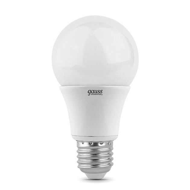 Лампа светодиодная Gauss E27 7W 3000K матовая 23217A Фото № 1