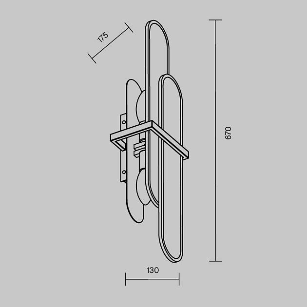 Бра Maytoni Marmo MOD099WL-02G2 Фото № 2