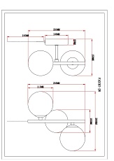 Бра Moderli Renny V10787-2W 1