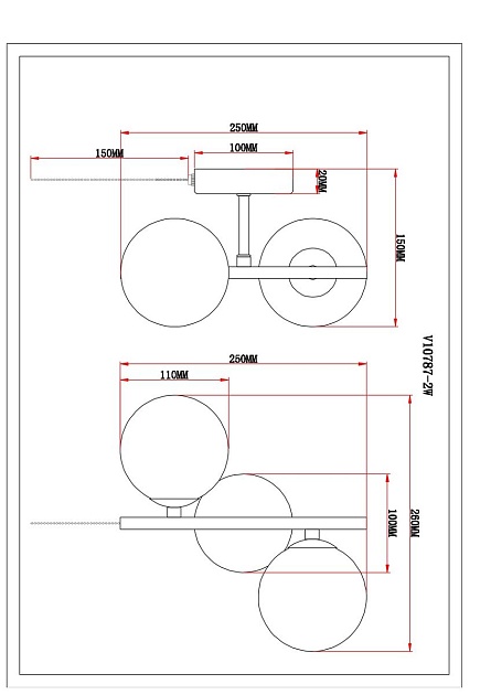 Бра Moderli Renny V10787-2W изображение 2 Бра Moderli Renny V10787-2W Фото № 2