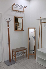 Настенная вешалка Sheffilton Альберо SHT-WH4 прозрачный лак/алюм.мет 5166216003 2