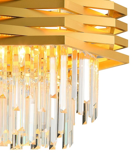 Подвесная люстра Natali Kovaltseva Spear 76013/12C Gold Фото № 3