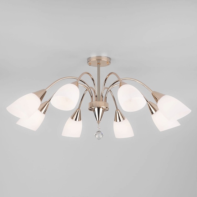 Потолочная люстра Eurosvet 30149/8 золото изображение 1 Потолочная люстра Eurosvet 30149/8 золото Фото № 1