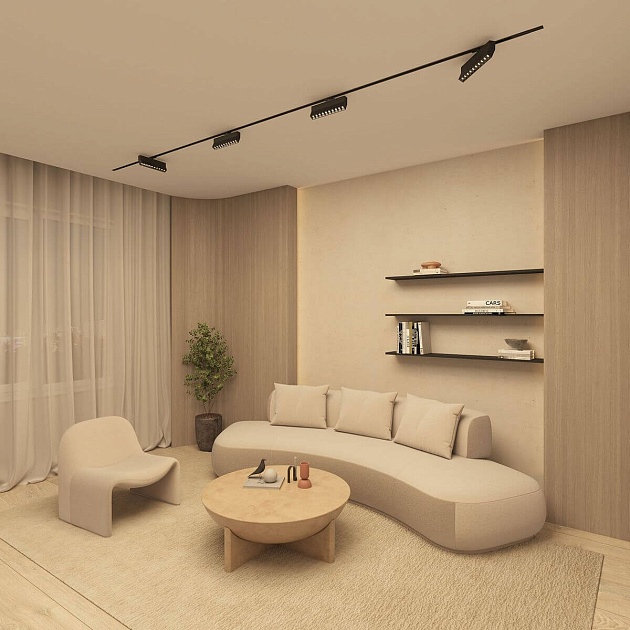 Трековый светодиодный светильник Denkirs Edder DK6636-BK Фото № 4