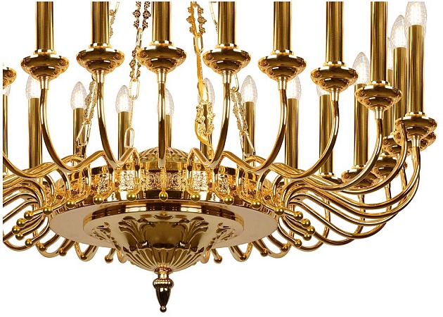 Подвесная люстра iLamp Louvre MD8551-30 GD изображение 2 Подвесная люстра iLamp Louvre MD8551-30 GD Фото № 2