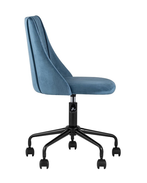 Поворотное кресло Stool Group Сиана велюр синий CIAN BLUE Фото № 3
