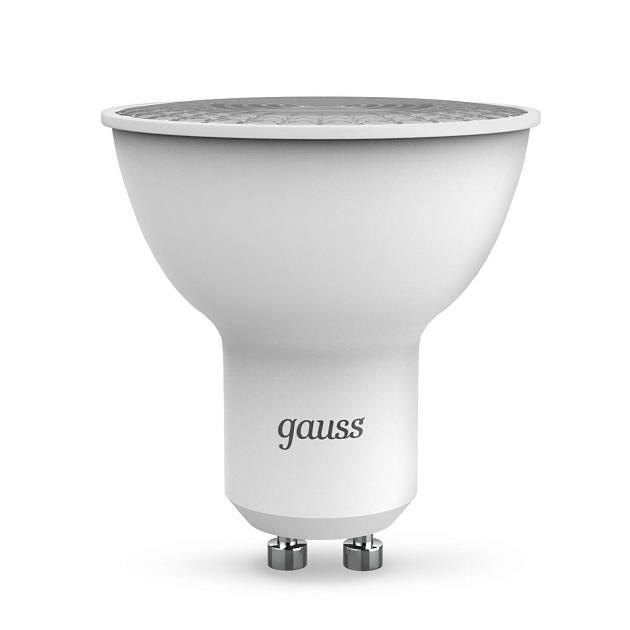 Лампа светодиодная Gauss GU10 5W 6500K матовая 101506305 Фото № 1