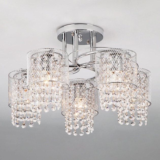 Потолочный светильник Eurosvet 30137/5 хром Фото № 1