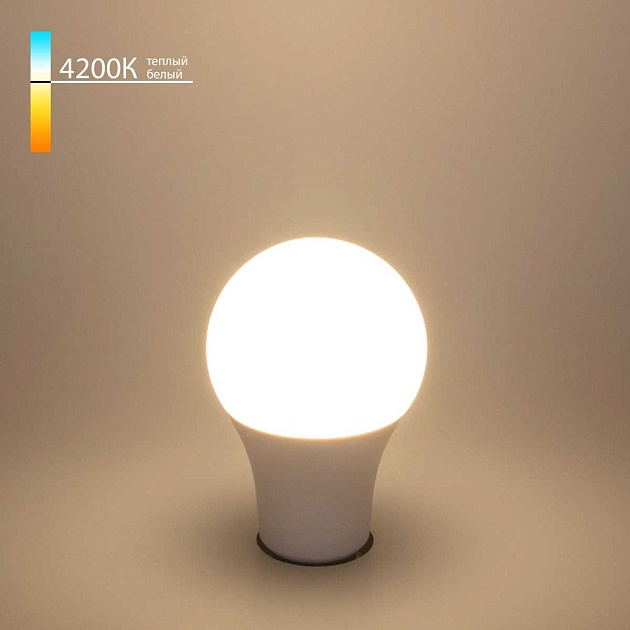 Лампа светодиодная Elektrostandard E27 15W 4200K матовая a048617 Фото № 1