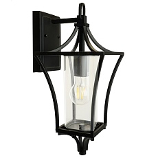 Светильник садово-парковый Feron PL731 на стену вниз 60W E27 230V, черный 51269 5