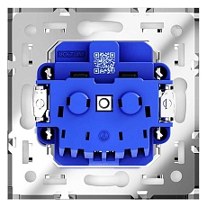 Розетка встраиваемая Voltum S70 с заземлением и защитными шторками, 16А, (белый глянцевый) VLS040201 1