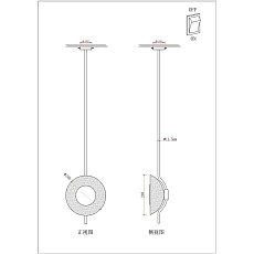 Подвесной светильник Arte Lamp Asti A2441SP-1PB 1