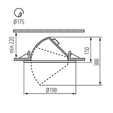 Точечный светодиодный светильник Kanlux HIMA LED 23W-NW-W 22841 3